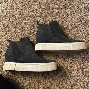 Gray Dolce Vita Wedge Sneakers